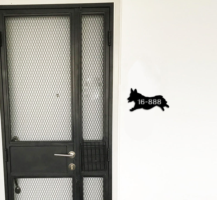 Running Corgi - Dog Shape Unit Number 29cm