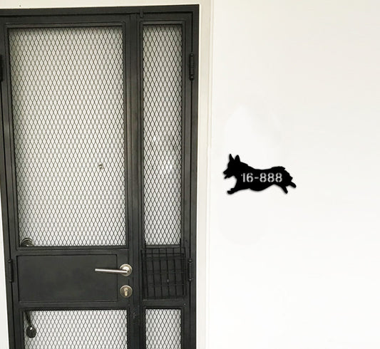 Running Corgi - Dog Shape Unit Number 29cm