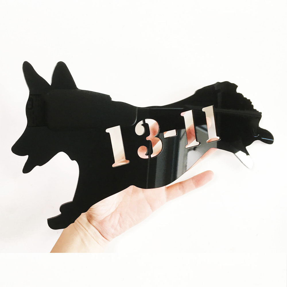 Running Corgi - Dog Shape Unit Number 29cm