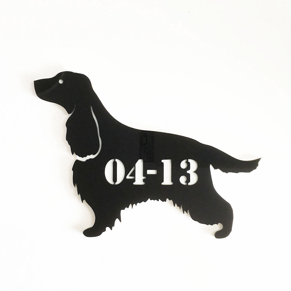 Cocker Spaniel - Dog Shape Unit Number