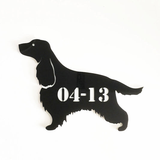 Cocker Spaniel - Dog Shape Unit Number