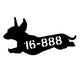 Running Dachshund - Dog Shape Unit Number 29cm