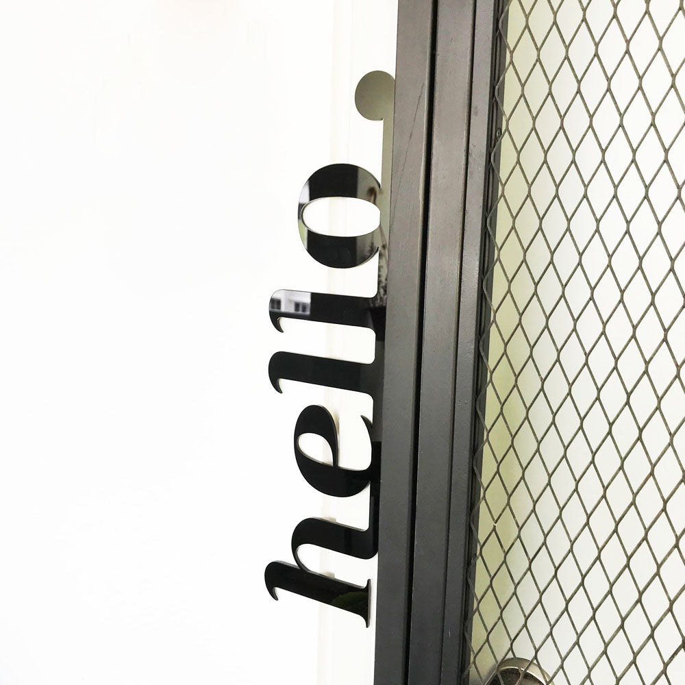 Hello Acrylic Sign