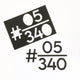 HT2 - Unit Number (Matte Black)