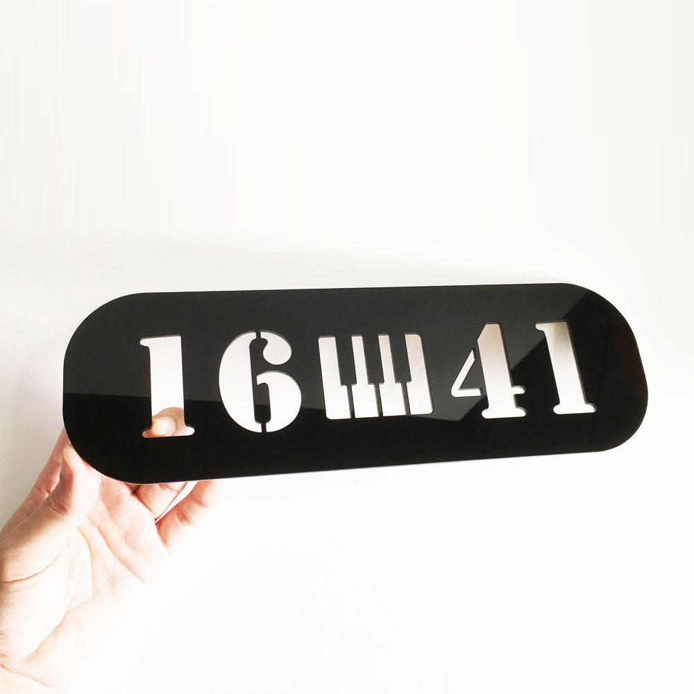 Piano Keys - Unit Number