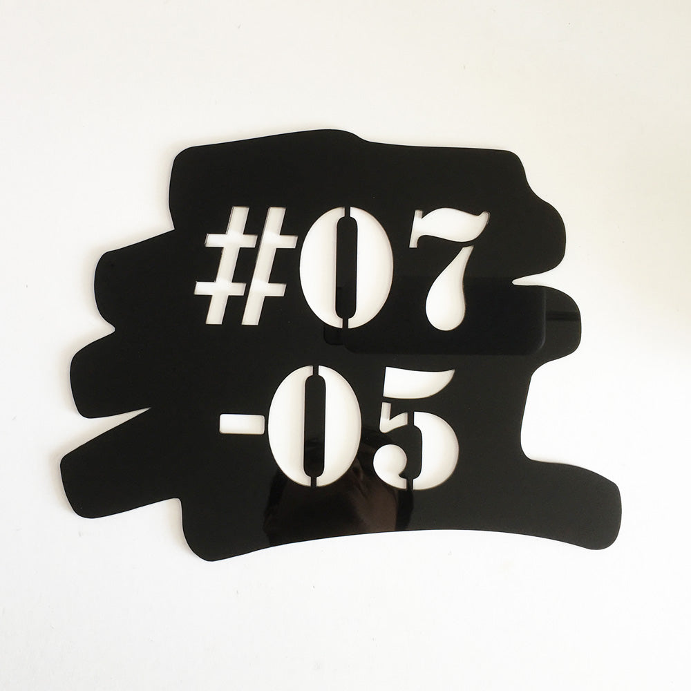 29cm - Marker - Unit Number