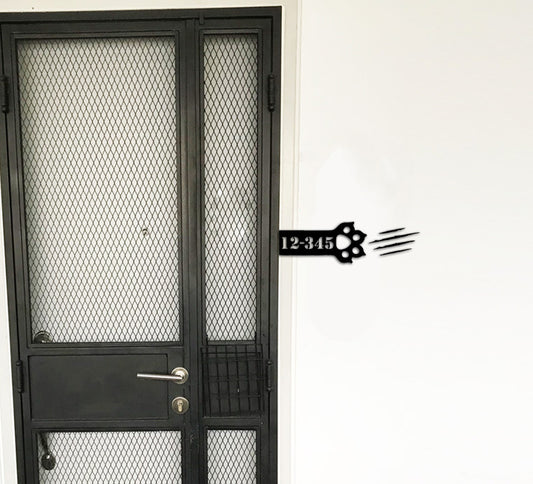 Paw Claw Marks - Unit Number