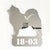 Samoyed (Standing) - Dog Shape Unit Number