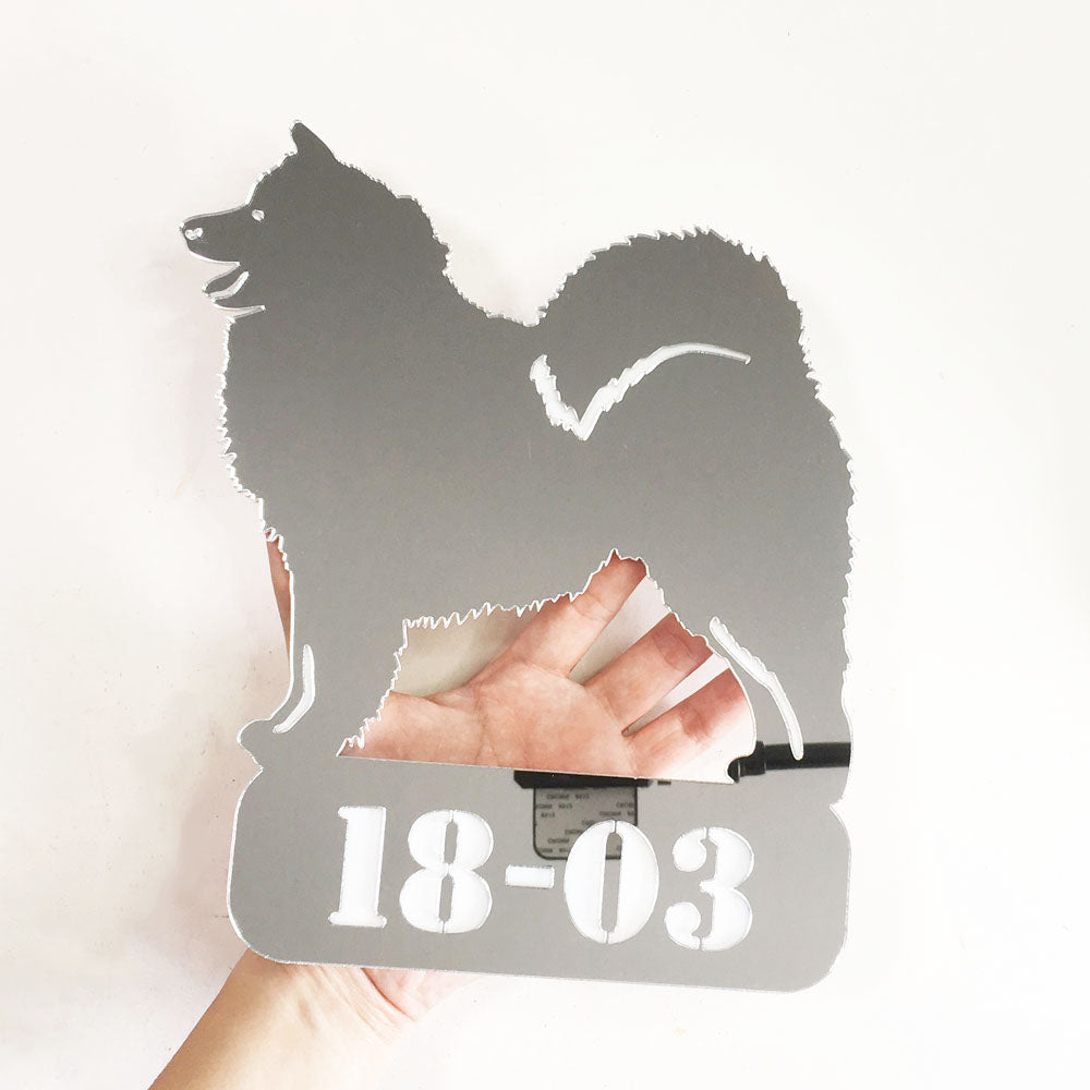 Samoyed (Standing) - Dog Shape Unit Number