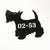Scottish Terrier - Dog Shape Unit Number 29cm