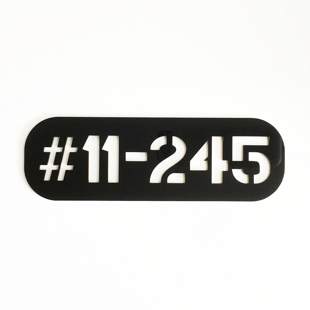 25cm Stencil - SG - Unit Number