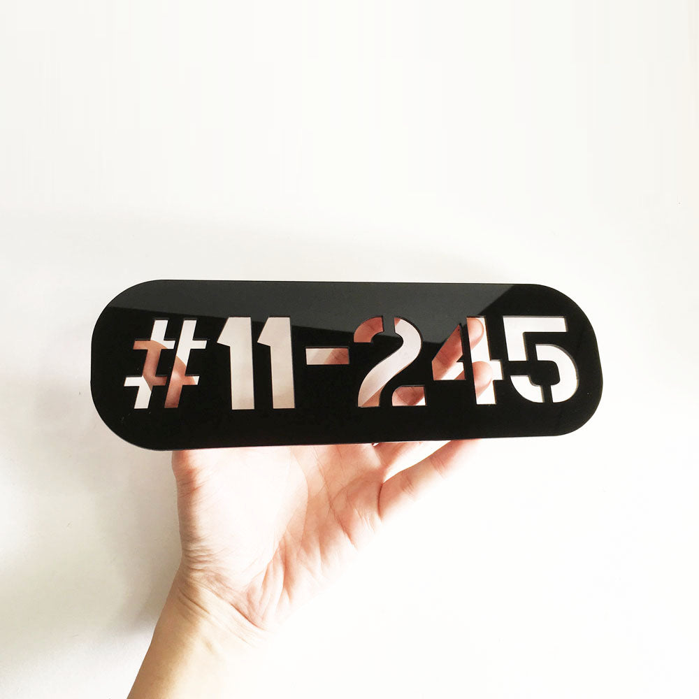 25cm Stencil - SG - Unit Number