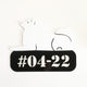 29cm - Samoyed - Dog Shape Unit Number