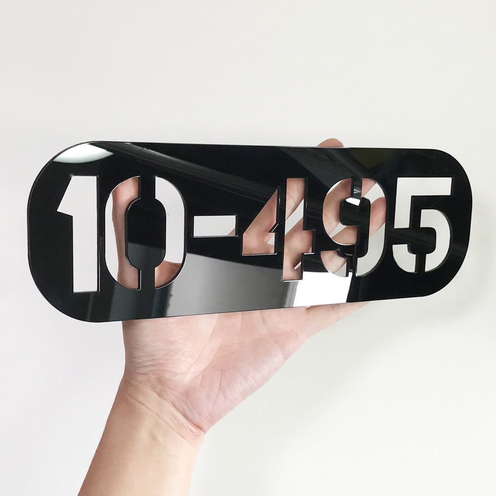 25cm Stencil - SG - Unit Number