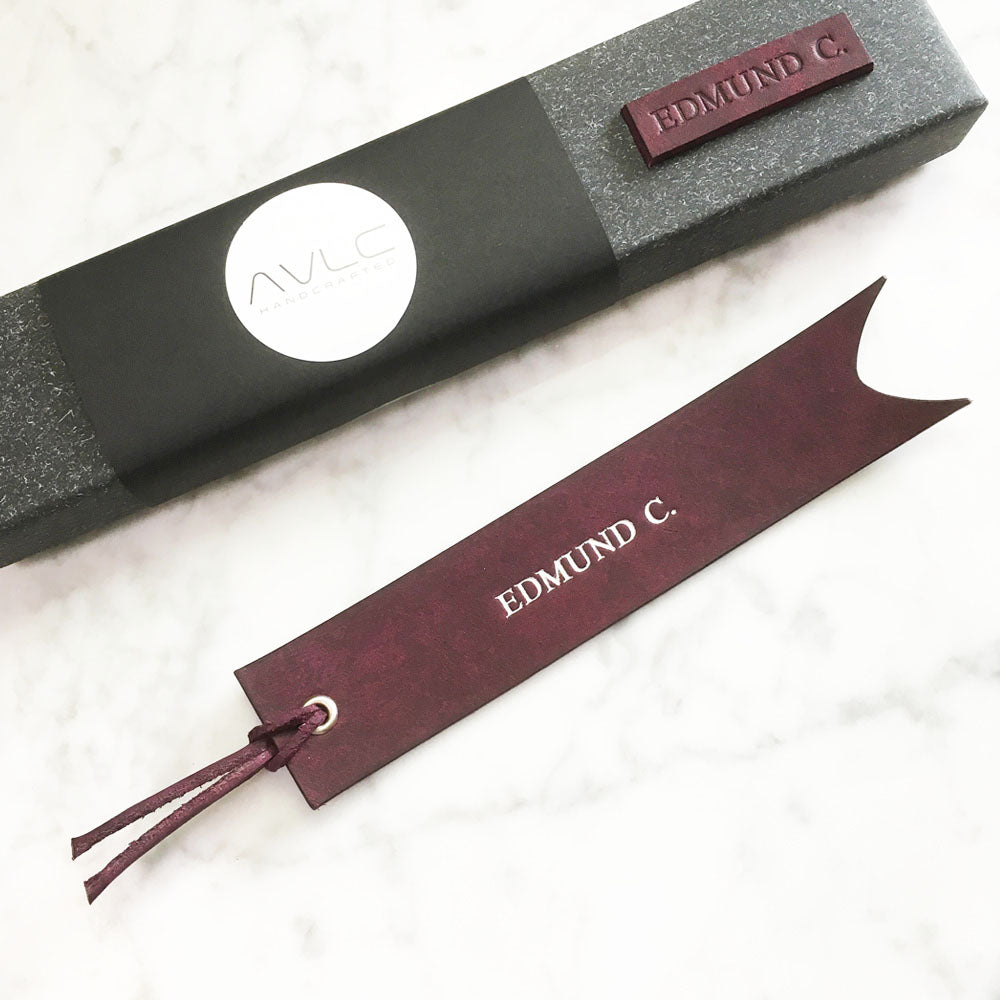 Purple (Pueblo) - Leather Bookmark