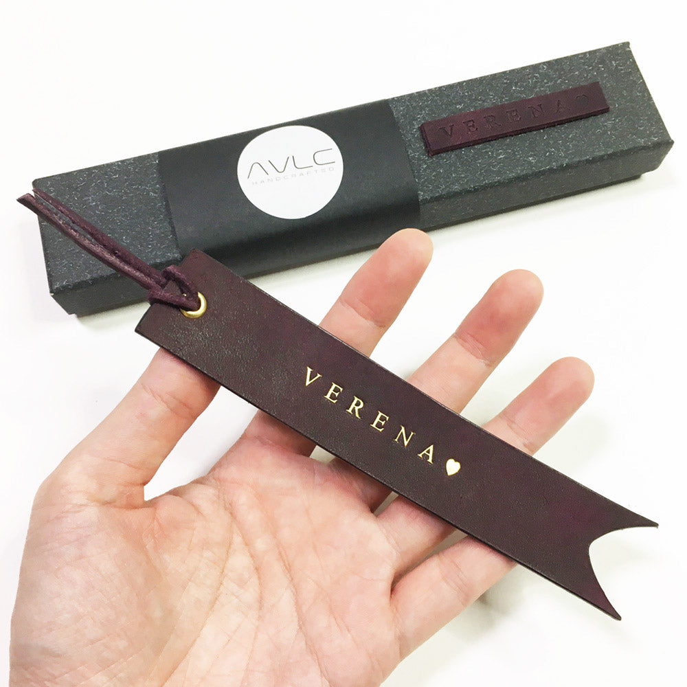 Purple (Pueblo) - Leather Bookmark