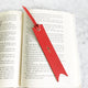 Red - Leather Bookmark - Avaloncraftsg