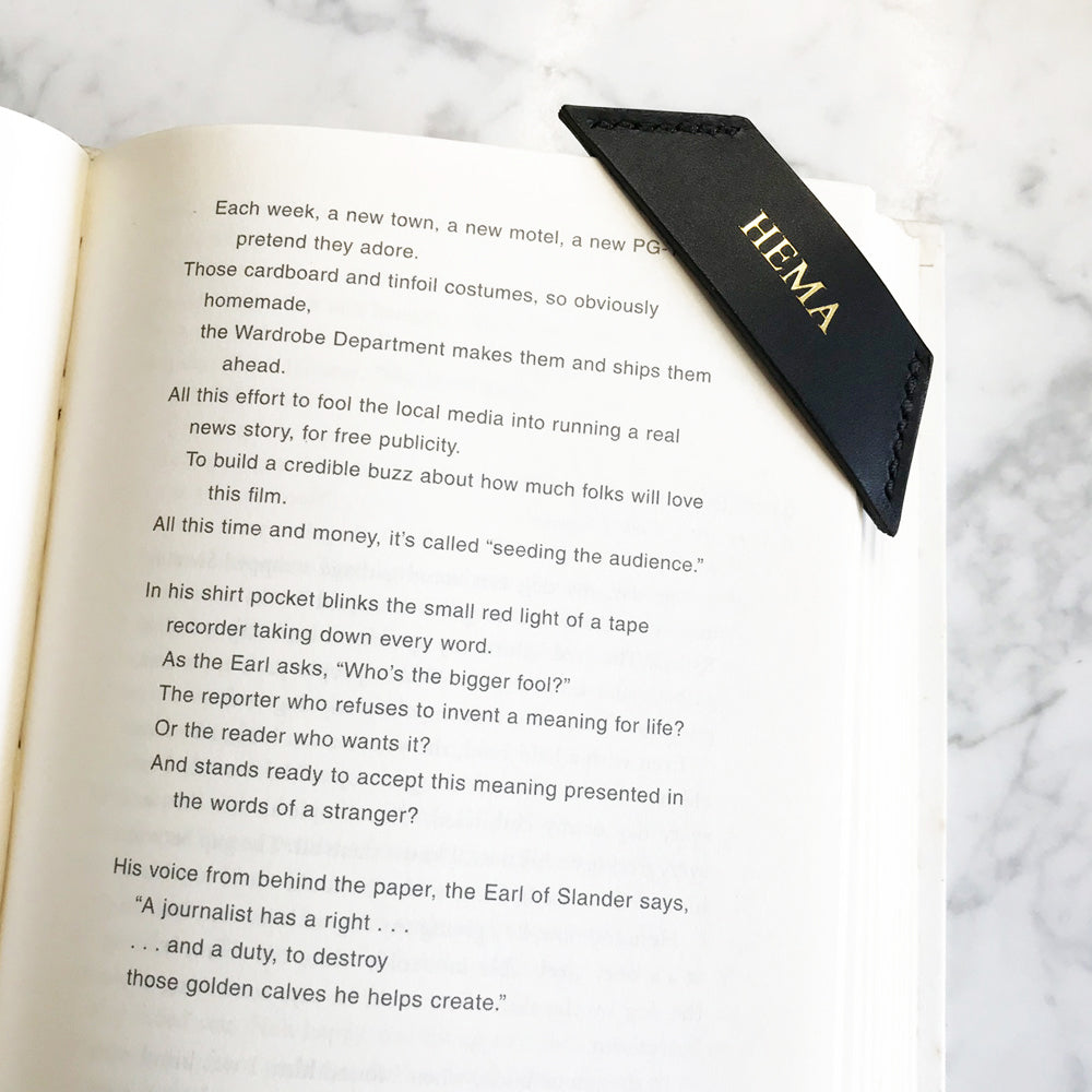 Leather Corner Bookmark - Avaloncraftsg