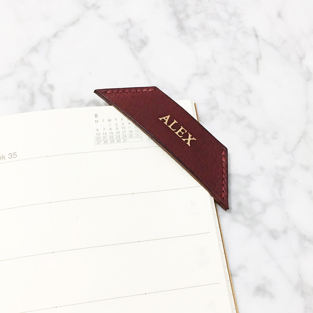 Leather Corner Bookmark - Avaloncraftsg