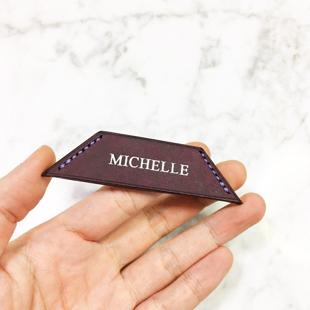 Leather Corner Bookmark
