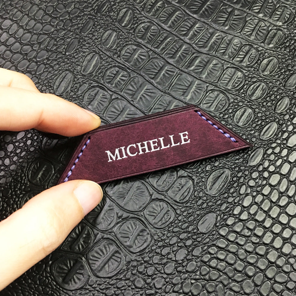 Leather Corner Bookmark