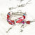 Blossom Red - 2cm Fluxbury Leather Dog Collar (Special - Limited Edition) - Avaloncraftsg