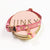 Pink - Henbury Leather Dog Collar (Rose Gold)