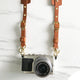 Cognac Brown - Karswell Leather Camera Strap - Avaloncraftsg