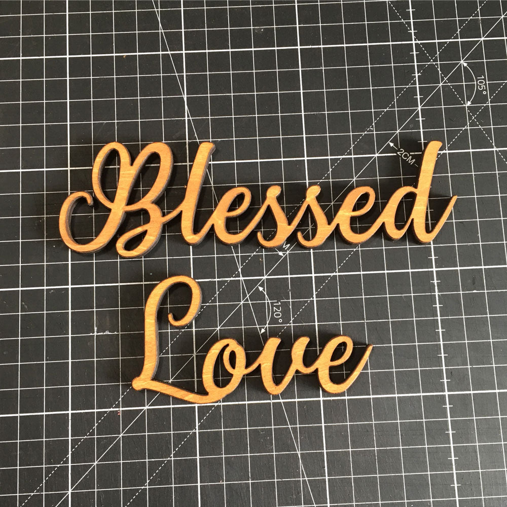 Custom Cut Wooden Words (10 Characters & Below)