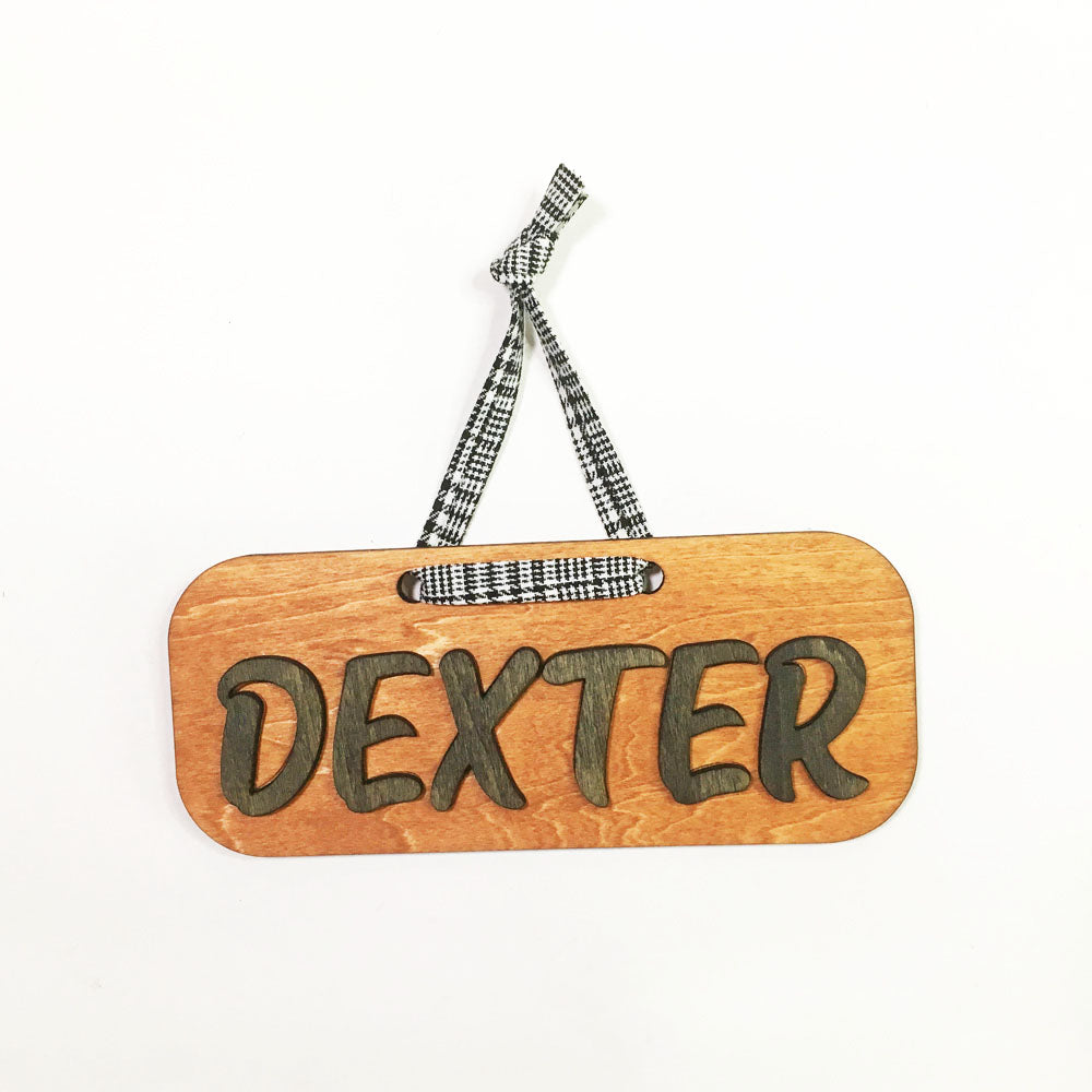 Wooden Name Plaque (Standard)