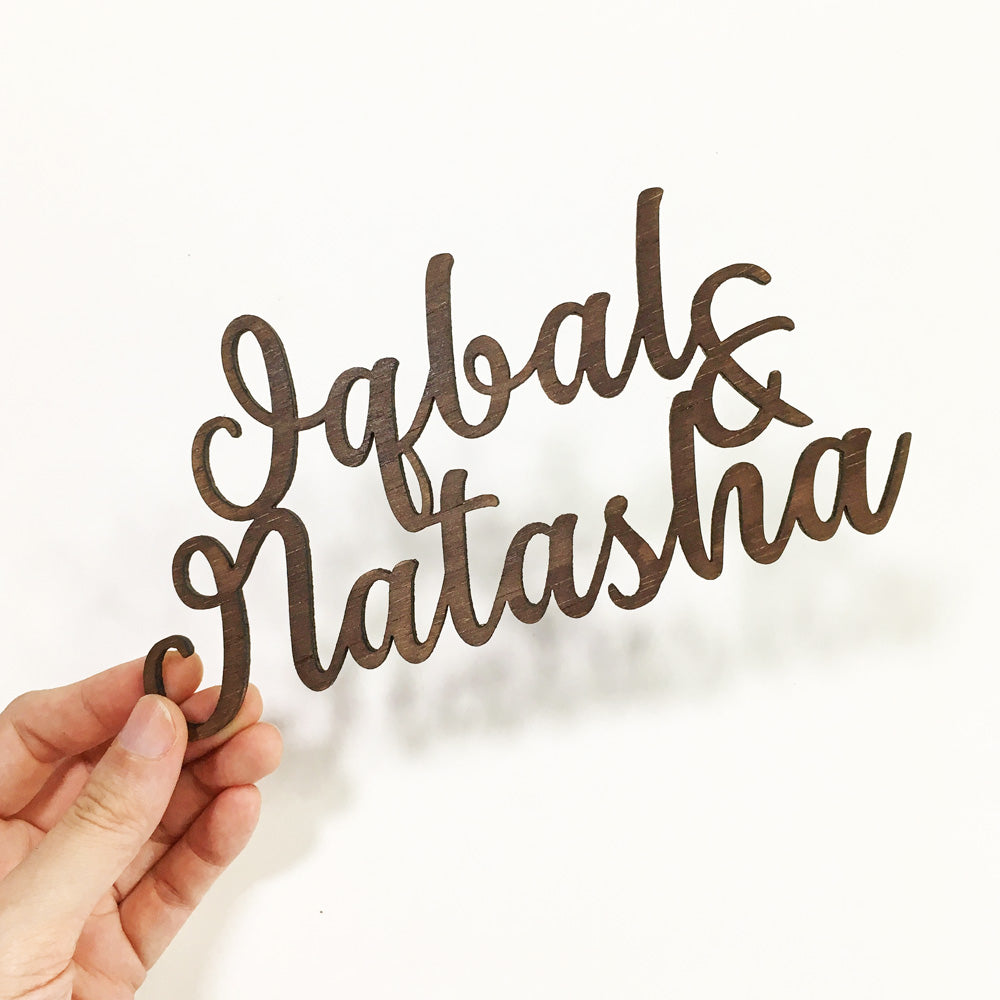 Custom Cut Wooden Words (20 Characters & Below)