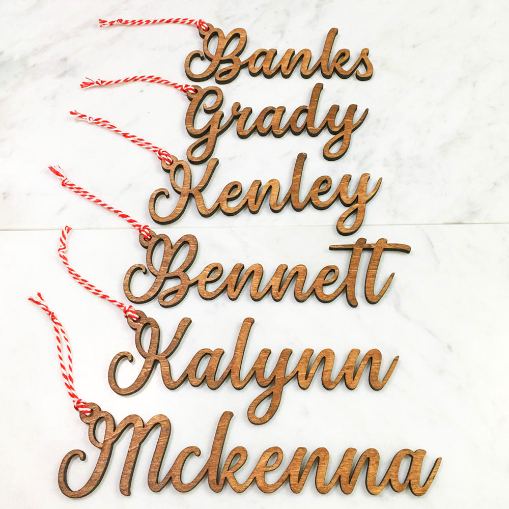 Custom Cut Wooden Words (10 Characters & Below)