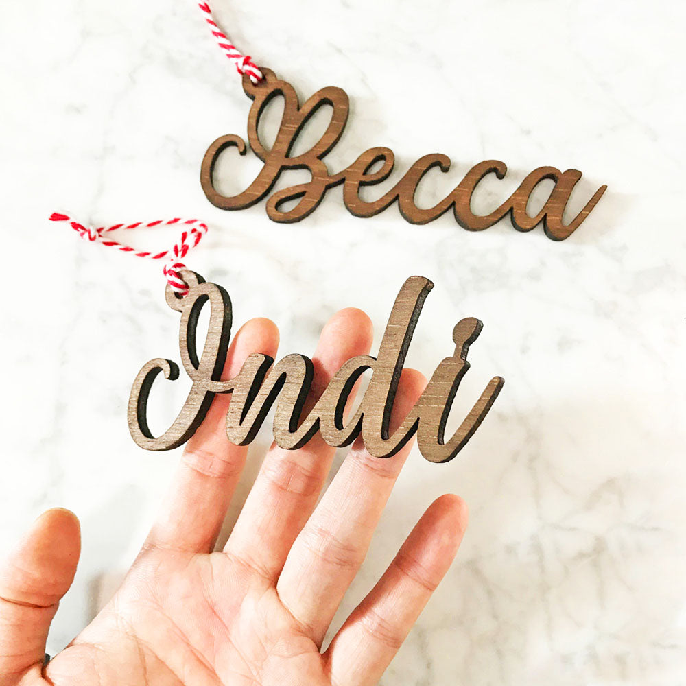 Custom Cut Wooden Words (10 Characters & Below)