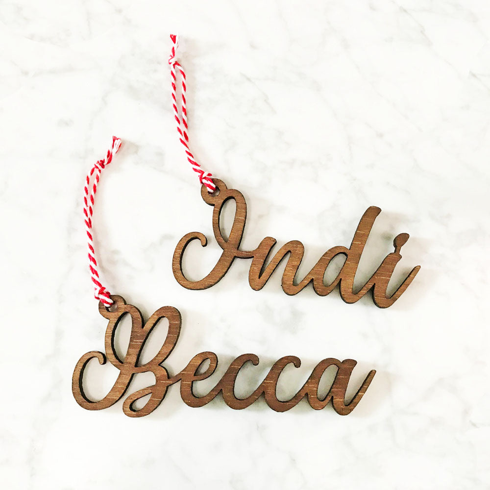 Custom Cut Wooden Words (10 Characters & Below)