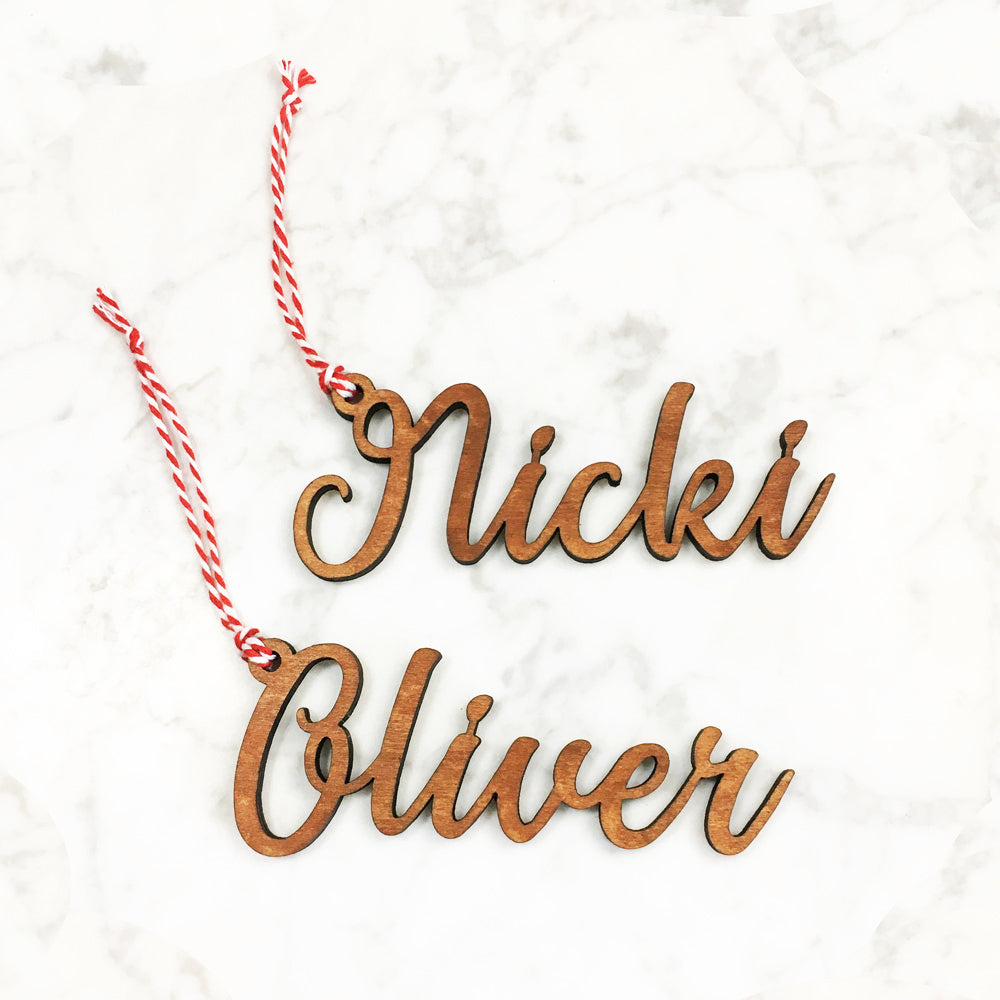 Custom Cut Wooden Words (10 Characters & Below)