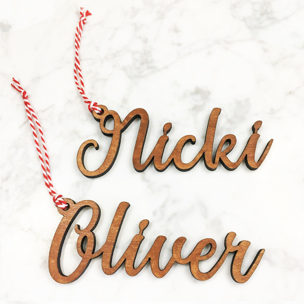 Custom Cut Wooden Words (10 Characters & Below)