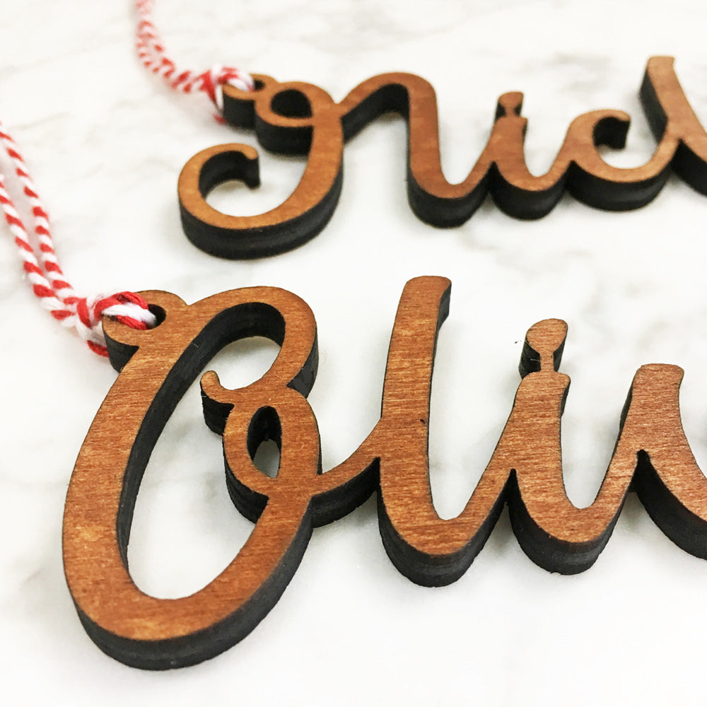 Custom Cut Wooden Words (10 Characters & Below)