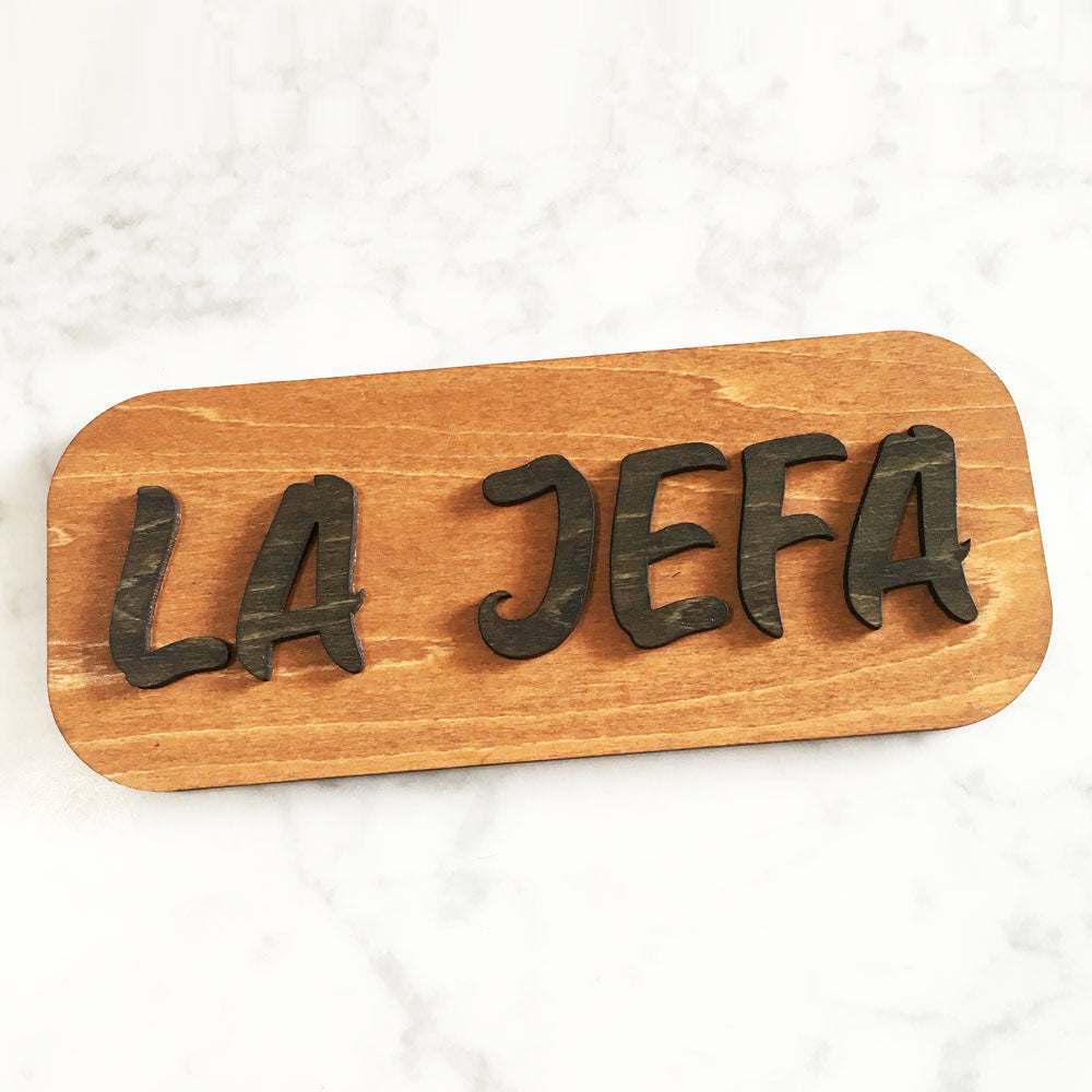 Wooden Name Plaque (Standard)