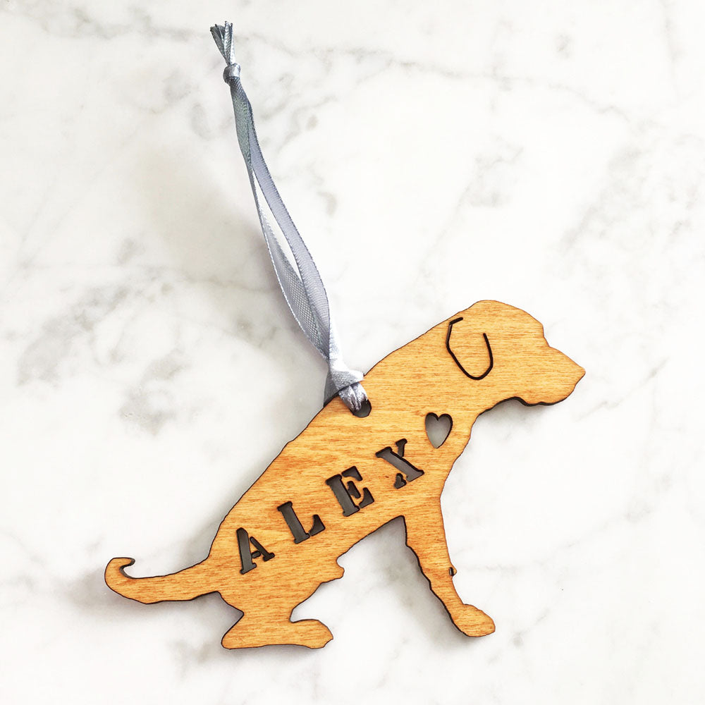 Labrador Retriever - Wooden Dog Ornament