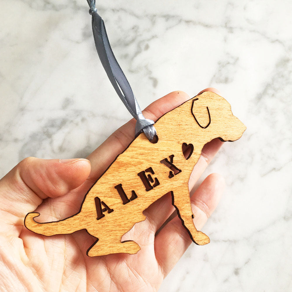 Labrador Retriever - Wooden Dog Ornament