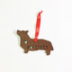 Corgi - Wooden Dog Ornament