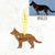 Elkhound - Wooden Dog Ornament