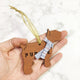 Miniature Schnauzer - Wooden Dog Ornament (with Scarf)