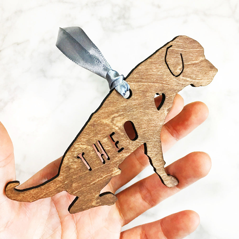 Labrador Retriever - Wooden Dog Ornament
