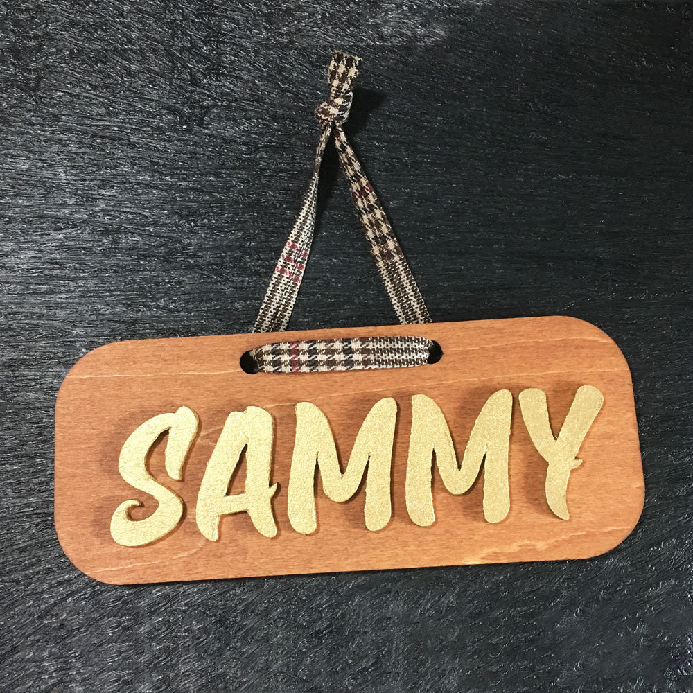 Wooden Name Plaque (Standard)