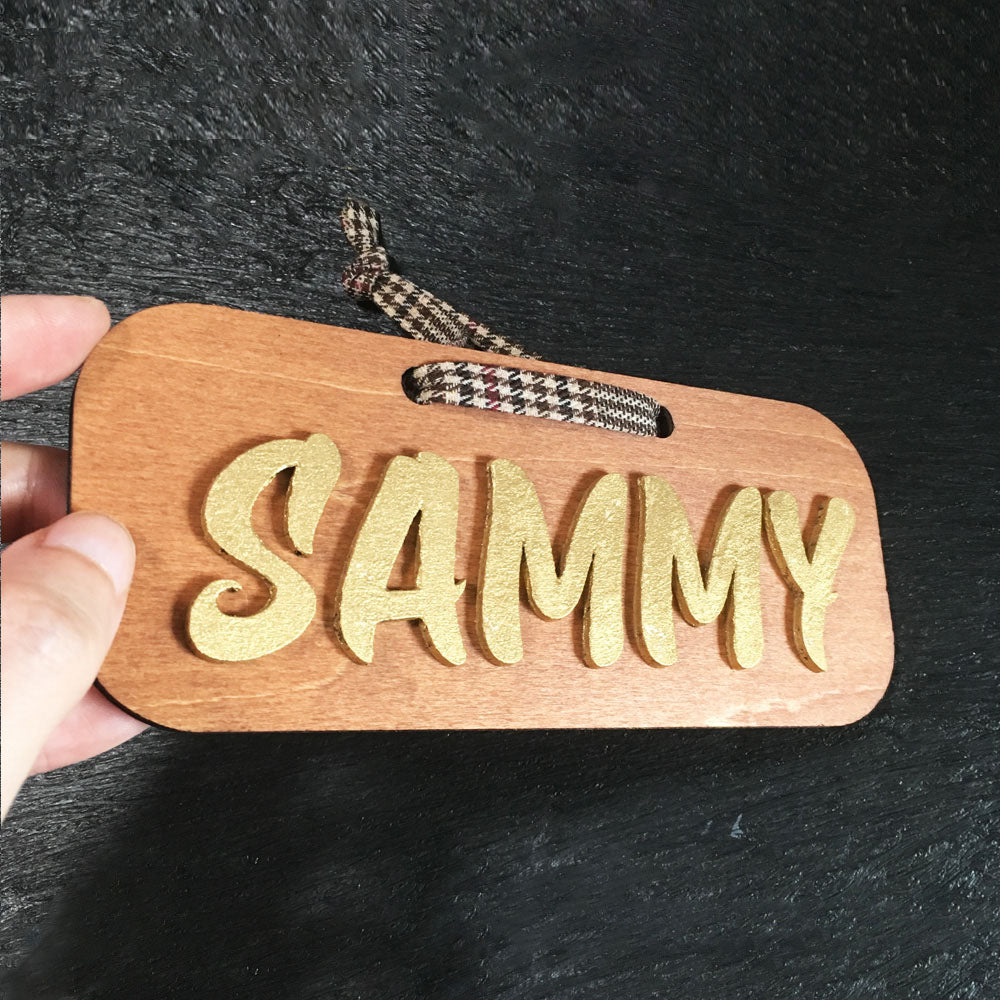 Wooden Name Plaque (Standard)