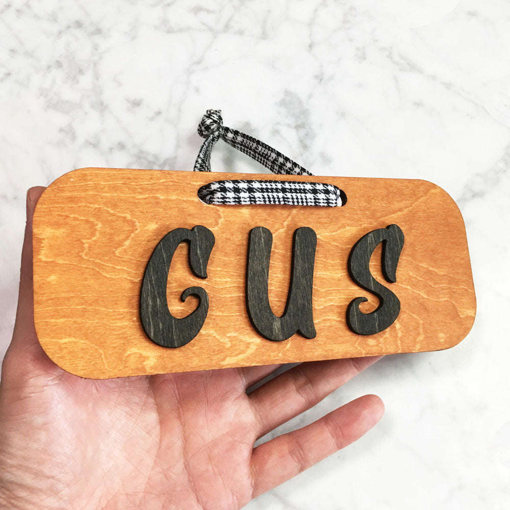 Wooden Name Plaque (Standard)