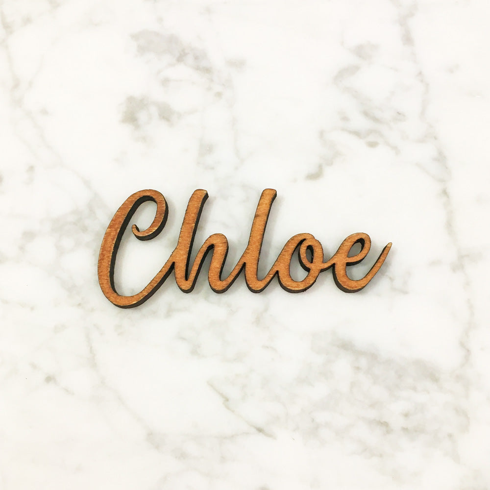 Custom Cut Wooden Words (Rustic Brown) - Avaloncraftsg